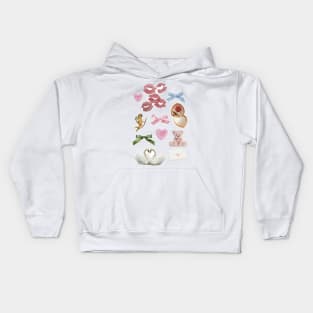 soft girl vibes Kids Hoodie